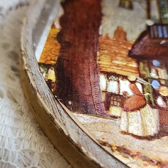 Vintage Foil Lithograph Made In England A Mirrart Production - Picture 12 of 12